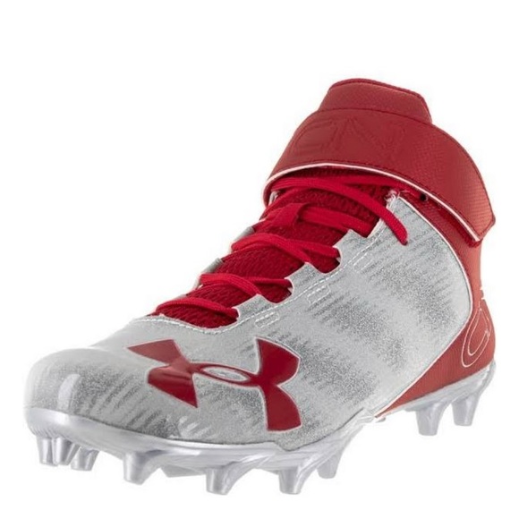 Under Armour Mens UA C1N Mid Football Cleat